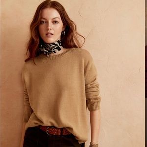 Banana Republic Oversized Lofty Crewneck Sweater